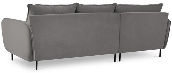 -25 % Dny MOMENTI– Cosmopolitan Design Sametová rohová pohovka Vienna 255 cm, levá