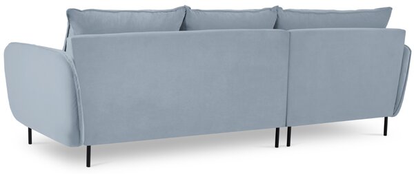 -25 % Dny MOMENTI– Cosmopolitan Design Sametová rohová pohovka Vienna 255 cm, levá
