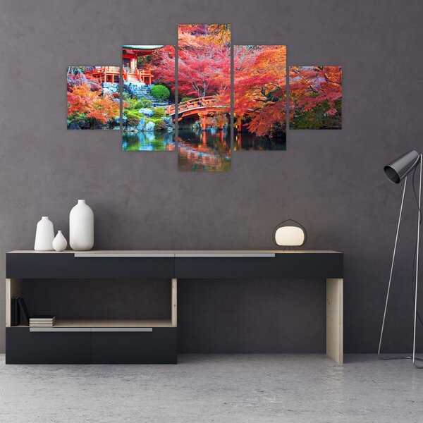 Obraz - Orientální krajina (125x70 cm)