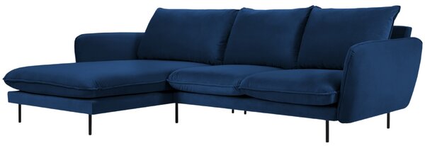 -25 % Dny MOMENTI– Cosmopolitan Design Sametová rohová pohovka Vienna 255 cm, levá