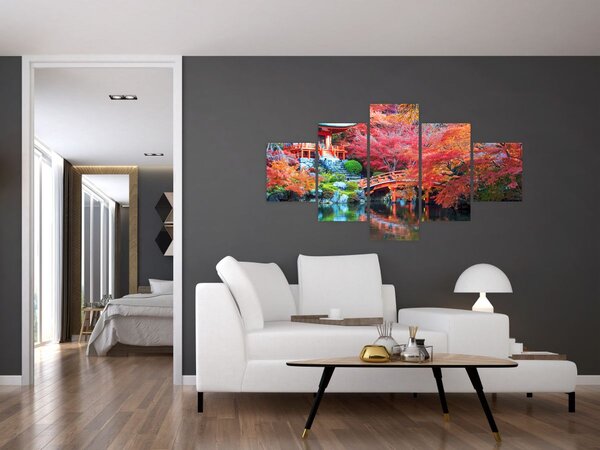 Obraz - Orientální krajina (125x70 cm)