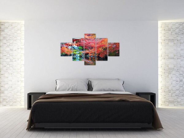 Obraz - Orientální krajina (125x70 cm)