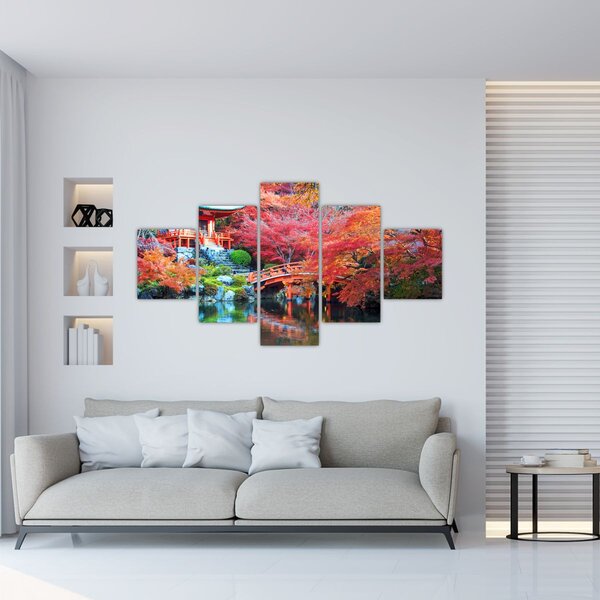 Obraz - Orientální krajina (125x70 cm)