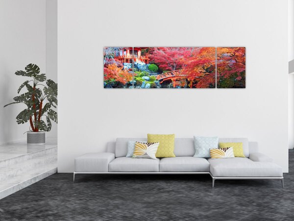 Obraz - Orientální krajina (170x50 cm)