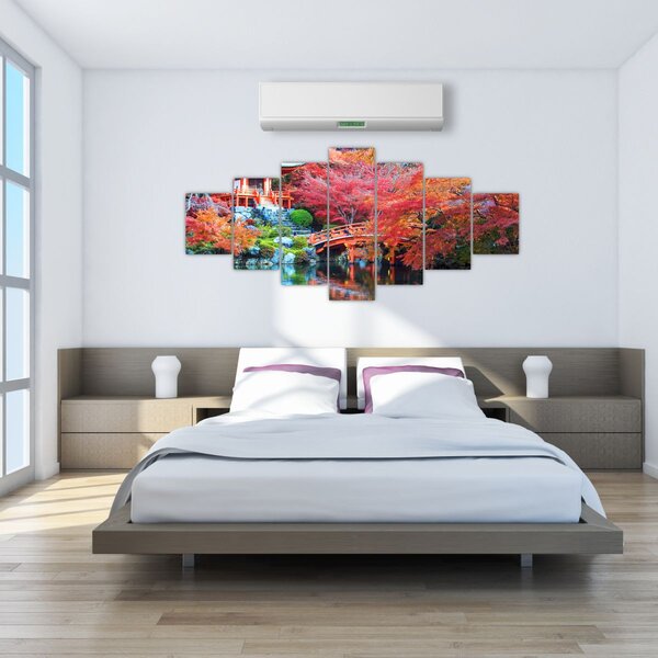 Obraz - Orientální krajina (210x100 cm)