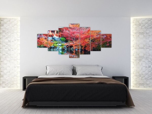Obraz - Orientální krajina (210x100 cm)