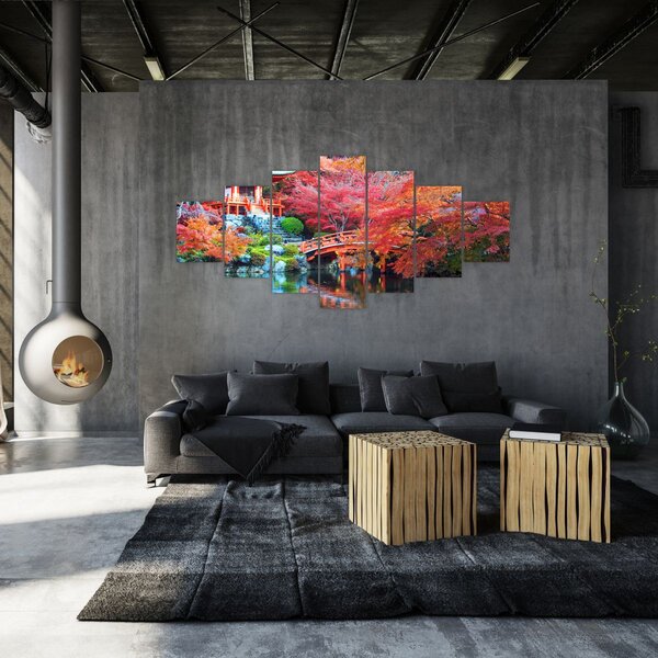 Obraz - Orientální krajina (210x100 cm)