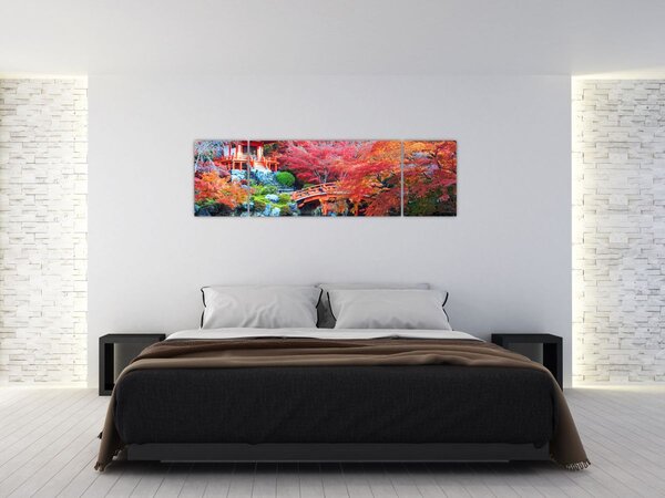 Obraz - Orientální krajina (170x50 cm)