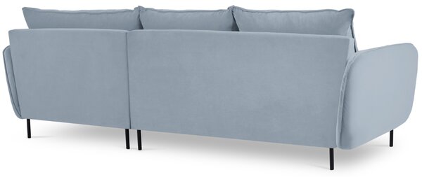 -25 % Dny MOMENTI– Cosmopolitan Design Sametová rohová pohovka Vienna 255 cm, pravá