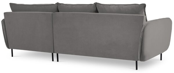 -25 % Dny MOMENTI– Cosmopolitan Design Sametová rohová pohovka Vienna 255 cm, pravá
