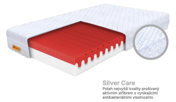 Wilsondo Pěnová zdravotní matrace Mery 90x200x20 - potah Silver