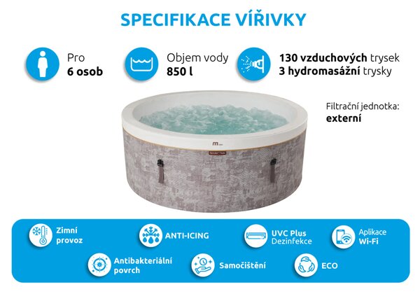 Mspa | Vířivý bazén MSPA Cocoon ECO F-CO066WE | 11400307