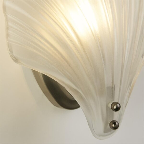 Searchlight 28980SS - Nástěnné svítidlo SHELL 1xG9/7W/230V bílá