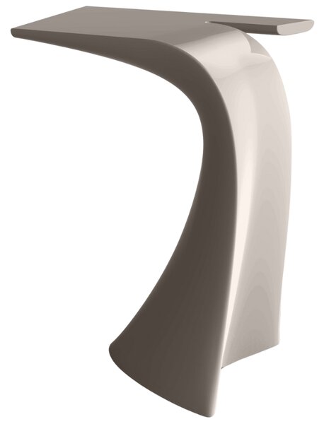 VONDOM Šedo hnědý plastový barový stůl WING 76 x 50 cm