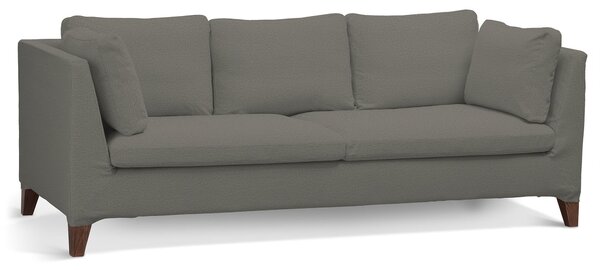 Potah na pohovku Stockholm 3-místná barva šedá látka pletený vzor