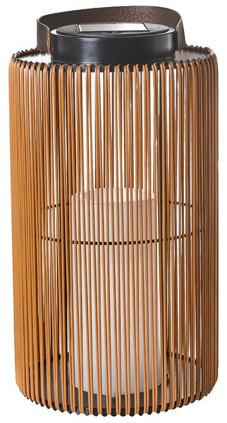 Solární lucerna MACHILI 53 cm Hnědá