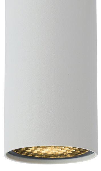 Moderní bodové svítidlo bílé pro 1fázový kolejnicový systém GU10 35mm - Slimline Nubee Honey