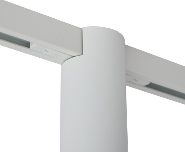 Moderní bodové svítidlo bílé pro 1fázový kolejnicový systém GU10 35mm - Slimline Nubee Honey
