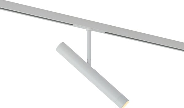 Moderní bílý reflektor pro 1fázový kolejnicový systém - Slimline Avery