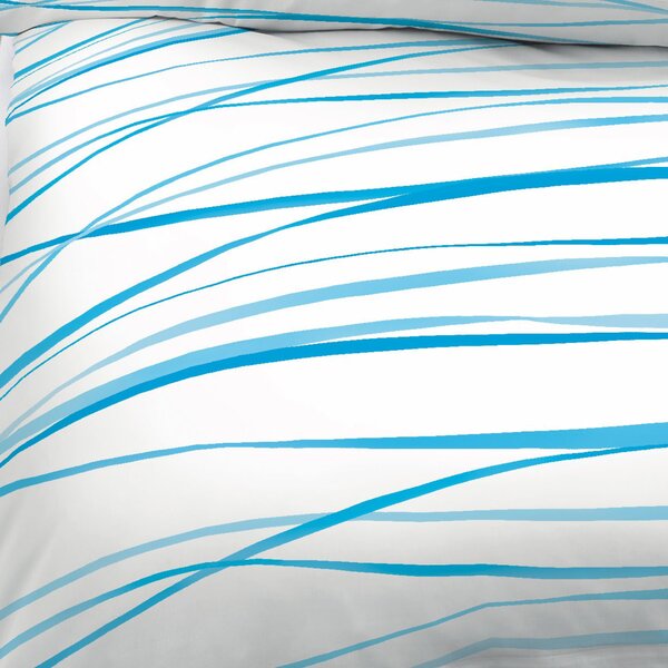 Povlečení MOTION WAVES tyrkysová, 70x90 a 140x200 cm