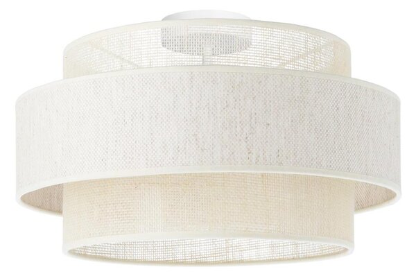 Stropní svítidlo BOHO 1xE27/60W/230V pr. 40 cm krémová/juta