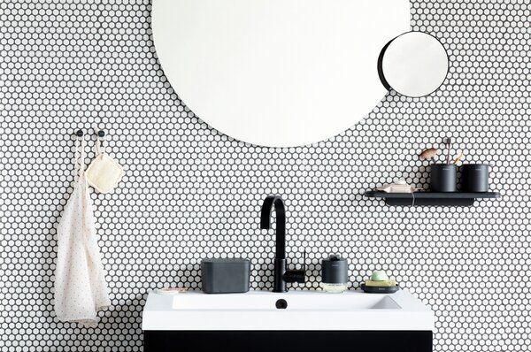 Brabantia MindSet polička do koupelny, minerální tmavěšedá