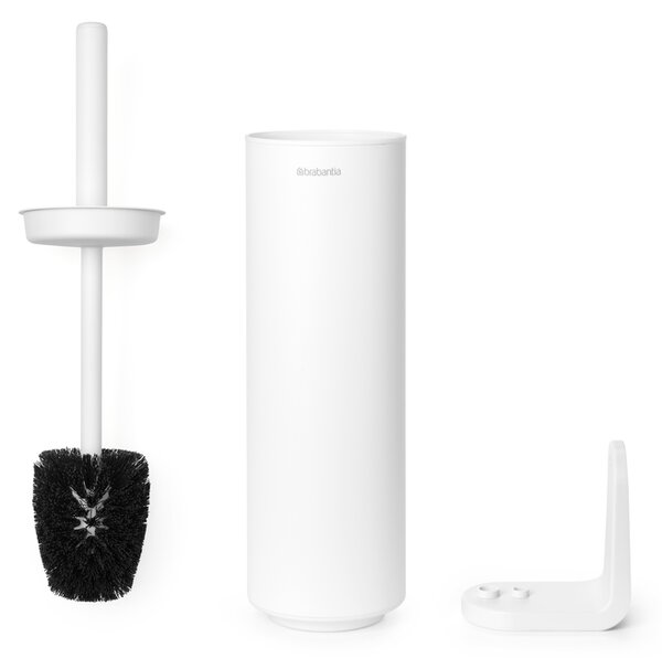 Brabantia MindSet WC štětka s držákem, minerální svěží bílá