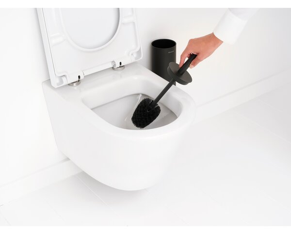 Brabantia MindSet WC štětka s držákem, minerální šedá