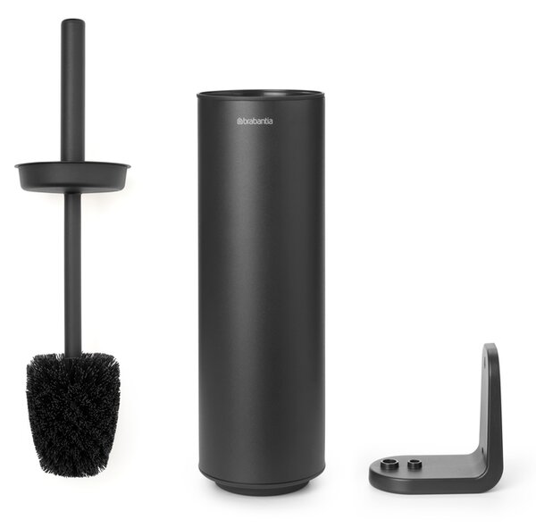 Brabantia MindSet WC štětka s držákem, minerální šedá