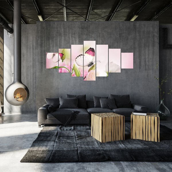 Obraz - Motýl (210x100 cm)