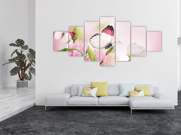 Obraz - Motýl (210x100 cm)