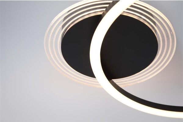 Searchlight 13650BK - LED Stm stropní svítidlo CONTOUR LED/24W/230V 3000K