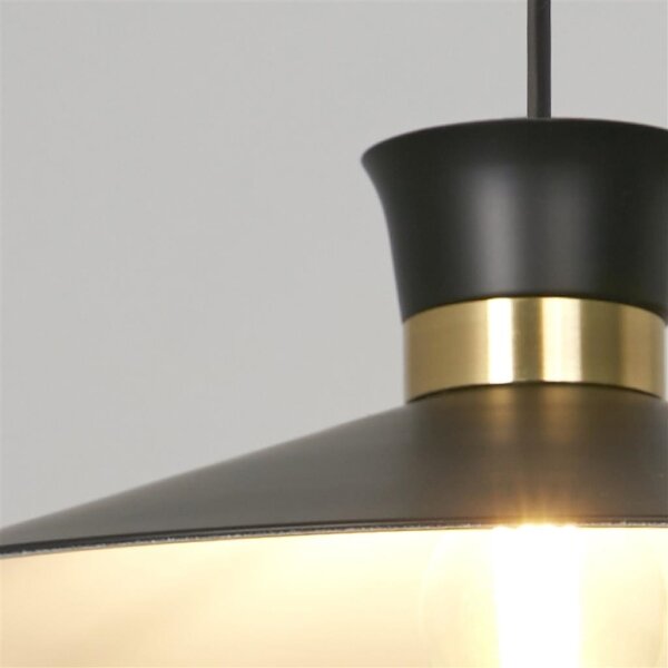 Searchlight 601891BK - Lustr na lanku BALHAM 1xE27/60W/230V