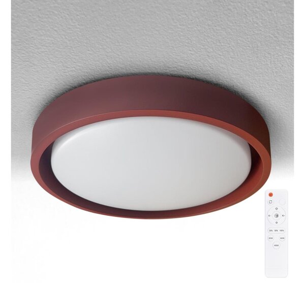 Brilagi -LED Stmív. svítidlo MATTEO LED/48W/230V 3000-6500K pr. 41 cm červená+DO