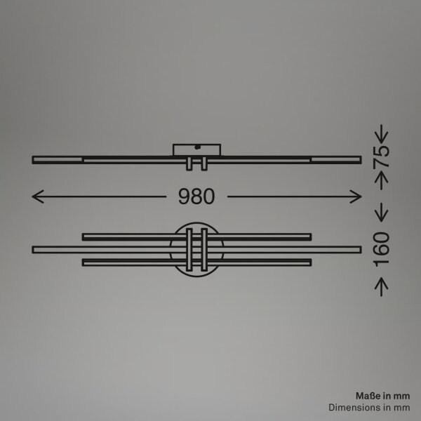 Brilo - LED Stropní svítidlo TINKA LED/30W/230V 3000K měděná