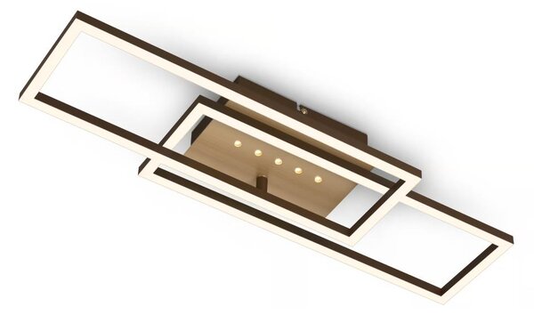 Brilo - LED Stmívatelné stropní svítidlo LED/30W/230V 3000K hnědá