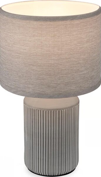 Brilo - Stolní lampa INO 1xE14/10W/230V šedá