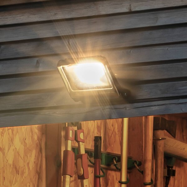 LEDVANCE Endura Floodlight LED venk. reflektor 50W, Černá, Hliník, Moderní, Nástěnné bodové svítidlo