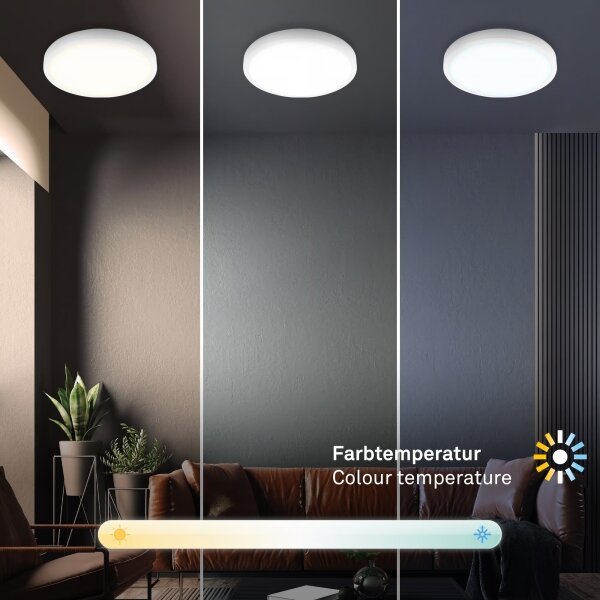 Brilo - LED RGBW Stmívatelné stropní svítidlo LED/20W/230V 2200-6500K pr. 27 cm