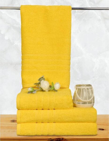 Ručník FINER žlutá, 50x95 cm