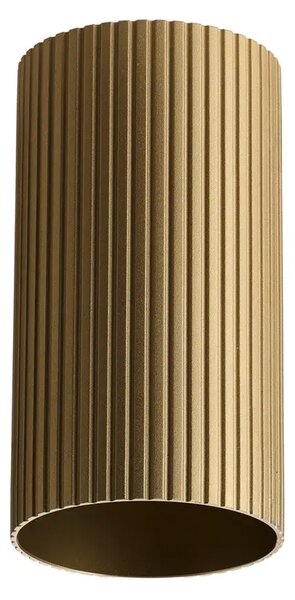 Minimalistická bodová svítidlo Lucas Ribbed Tube 10 zlatá