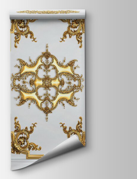 Fototapeta Zdobené, luxusní klasické vzory panelů, 3D fototapety, Populární fototapety, u00750 - Tapeko.co.cz