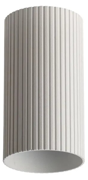 Minimalistické bodové svítidlo Lucas Ribbed Tube 10 bílá