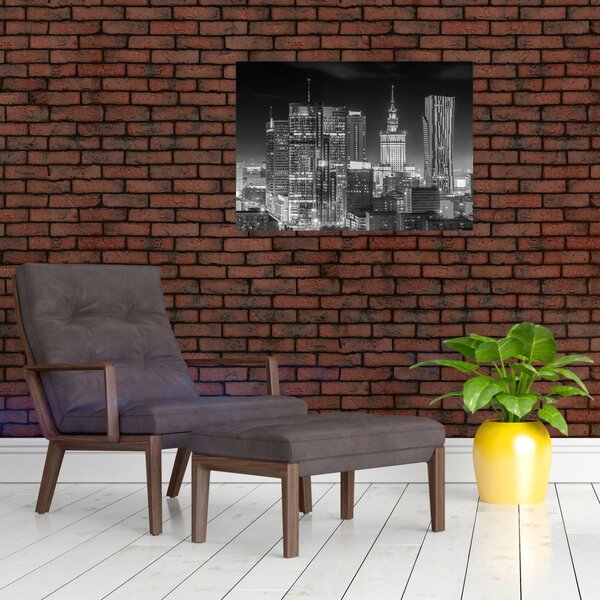 Obraz - Černobílý New York (70x50 cm)