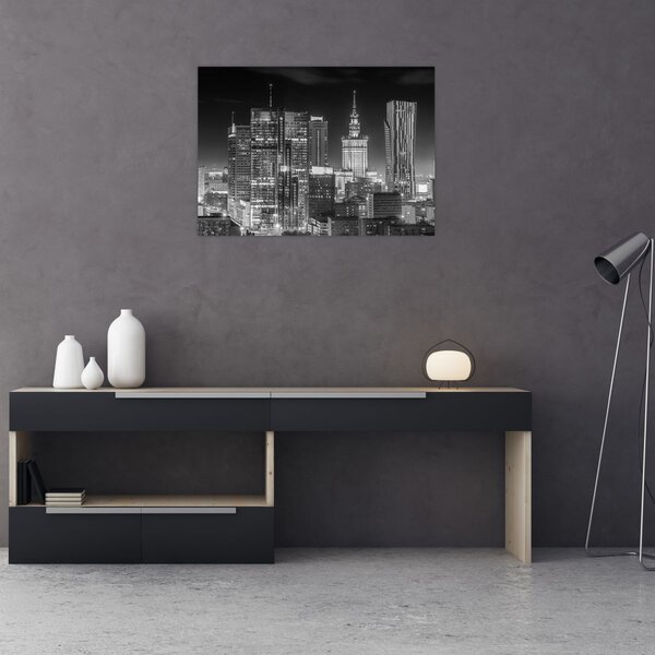 Obraz - Černobílý New York (70x50 cm)