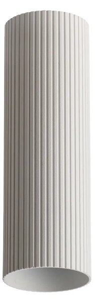 Minimalistické bodové svítidlo Lucas Ribbed Tube 50 bílá