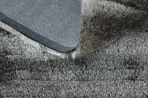 Dywany Łuszczów, Kusový koberec Flim 007-B6 Stripes grey, 80x150, šedá, ložnice
