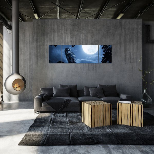 Obraz - Noční sova (170x50 cm)