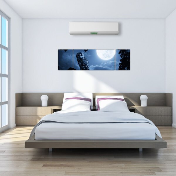 Obraz - Noční sova (170x50 cm)
