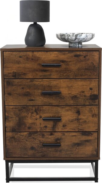Hjh LIVING Komoda se 4 zásuvkami VINSTRA Příborník 83,5 x 60,0 x 38,5 cm
